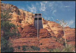 °°° 25543 - USA - AZ - SEDONA - CHAPEL OF THE HOLY CROSS - 1988 With Stamps °°° - Sedona