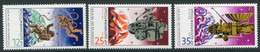 BULGARIA 1977 Space Exploration MNH / **.  Michel 2633-35 - Unused Stamps