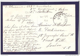 19 JUIN JUNE 1915 MILITARY SOLDIER MESSAGE GUERRE ON CARTE POSTALE  MEHUN SUR YEVRE - Guerre 1914-18