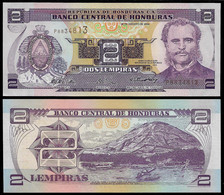 HONDURAS BANKNOTE - 2 LEMPIRAS 2004 P#80Ae UNC (NT#03) - Honduras