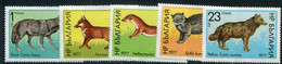 BULGARIA 1977 Wild Mammals MNH / **.  Michel 2597-601 - Unused Stamps