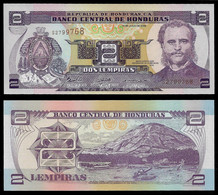 HONDURAS BANKNOTE - 2 LEMPIRAS 2006 P#80Ae UNC (NT#03) - Honduras