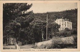 CPA LE CANADEL Le Grand Hotel Et Route Nationale (1110589) - Rayol-Canadel-sur-Mer