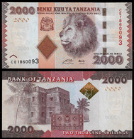 TANZANIA BANKNOTE - 2000 SHILINGI (2010) P#42a UNC (NT#03) - Tansania