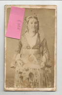 Photographie Femme Juive Costume Juif D'algérie ? Photo Cdv - Old (before 1900)
