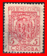 ESPAÑA. PRO BENEFICIENCIA CORDOBA SELLO 5 Ctms. GUERRA CIVIL - Steuermarken/Dienstmarken