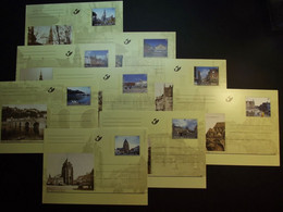 BELGIE - BELGIQUE  - 2001 -10 Briefkaarten 86/95 : VROEGER En NU - Volledige Reeks  - Mint Condition** - Cartoline Illustrate