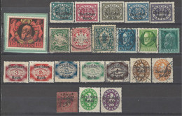 GERMANIA BAVARIA 22 STAMPS 1862+,  CV+$25 - Sonstige & Ohne Zuordnung