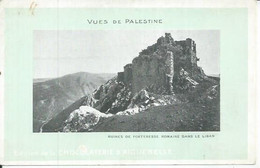 CHOCOLAT D'AIGUEBELLE  - VUES DE PALESTINE - RUINES DE FORTERESSE ROMAINE DANS LE LIBAN - Werbepostkarten