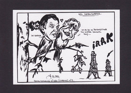 CPM Angleterre Par Jihel Satirique Caricature Tirage Limité Signé En 100 Ex. Guerre Du Golfe Irak Bush - Altri & Non Classificati