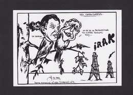 CPM Angleterre Par Jihel Satirique Caricature Tirage Limité Signé En 100 Ex. Guerre Du Golfe Irak Bush - Sonstige & Ohne Zuordnung