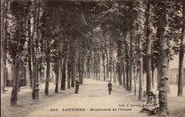 LOUVIERS     ( EURE )   BOULEVARD DE L ' OUEST - Louviers