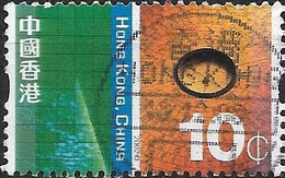 HONG KONG 2002 Cultural Diversity - 10c - Radar Signal And Luopan (fengshui Compass) FU - Oblitérés