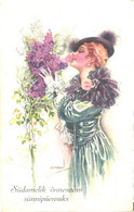 Usabal:Glamour Lady With Flowers, Pre 1940 - Usabal