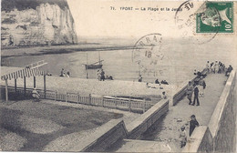 CPA - Yport - La Plage Et La Jetée - Yport