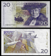 SWEDEN BANKNOTE - 20 KRONOR (2002) P#63a XF/AU (NT#03) - Suède