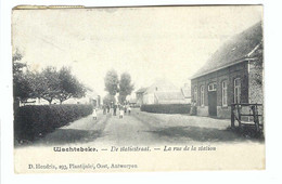 Wachtebeke - De Statiestraat  -  La Rue De La Station  1906 D Hendrix Antwerpen - Wachtebeke