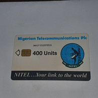 NIGERIA-(NG-NIT-0025)-earth Station 400-(6)-(400units)-(3NAIFIE02978528)-used Card+1card Prepiad Free - Nigeria
