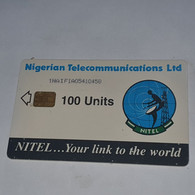 NIGERIA-(NG-NIT-0033A/1)-earth Station 100-(9)-(100units)-(1NAIFIA05410458-big Number)-used Card+1card Prepiad Free - Nigeria