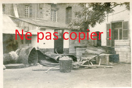 PHOTO ALLEMANDE - REQUISITION DES METAUX A CROISILLES PRES DE BULLECOURT - CHERISY PAS DE CALAIS - GUERRE 1914 1918 - 1914-18