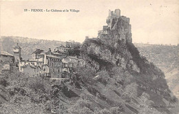 Penne               81           Château Et Village            (voir Scan) - Autres & Non Classés