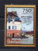 ALFRED SISLEY. Inondation à Port-Marly. 1876 - (CENTRAL AFRICAN 2013) MNH (2W0909) - Sin Clasificación