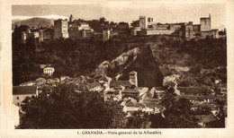 GRANADA VISTA GENERAL DE LA ALHAMBRA         ANDALUCIA GRANADA  ESPAÑA ESPAGNE - Granada