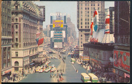 °°° 25612 - USA - NY - NEW YORK - TIMES SQUARE - 1968 With Stamps °°° - Time Square