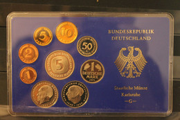 Deutschland, Kursmünzensatz Spiegelglanz (PP), 1975, G - Sets De Acuñados &  Sets De Pruebas