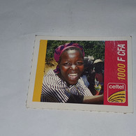 Burkina Faso-(BF-CEL-REF-13/B/4)-women-(15)-(1000fcfa)-(1746-4052-0183)-used Card - Burkina Faso