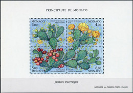 MONACO Bloc 55 ** MNH Les 4 Saisons Du Figuier De Barbarie 1992 [CV 14 €] - Blocks & Sheetlets