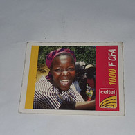 Burkina Faso-(BF-CEL-REF-13/B/5)-women-(16)-(1000fcfa)-(9967-3433-5699)-used Card - Burkina Faso