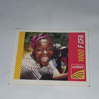 Burkina Faso-(BF-CEL-REF-13/C)-women-(18)-(1000fcfa)-(4467-4746-0416)-used Card - Burkina Faso