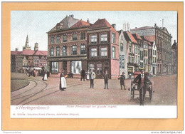 NEDERLAND Hertogenbosch HOEK PENSSTRAAT EN GROOTE Markt Noord Brabant EARLY UNDIVIDED BACKB - 's-Hertogenbosch