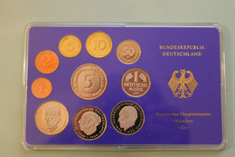 Deutschland, Kursmünzensatz Spiegelglanz (PP), 1982, D - Mint Sets & Proof Sets