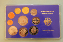 Deutschland, Kursmünzensatz Spiegelglanz (PP), 1982, J - Mint Sets & Proof Sets