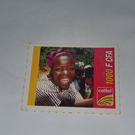 Burkina Faso-(BF-CEL-REF-13/C-4)-women-(22)-(1000fcfa)-(1869-2443-7739)-used Card - Burkina Faso