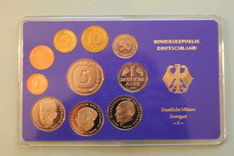 Deutschland, Kursmünzensatz Spiegelglanz (PP), 1982, F - Mint Sets & Proof Sets