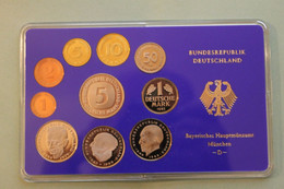 Deutschland, Kursmünzensatz Spiegelglanz (PP), 1982, D - Mint Sets & Proof Sets