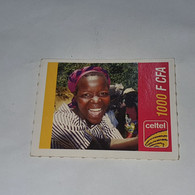 Burkina Faso-(BF-CEL-REF-13/C-9)-women-(27)-(1000fcfa)-(9996-0844-9892)-used Card - Burkina Faso