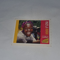 Burkina Faso-(BF-CEL-REF-13/C-10)-women-(28)-(1000fcfa)-(4937-9970-8913)-used Card - Burkina Faso