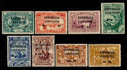 ! ! Cabo Verde - 1913 Vasco Gama On Macau (Complete Set) - Af. 121 To 128 - MH (TX447) - Cape Verde
