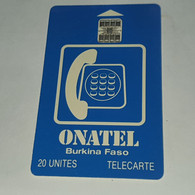 Burkina Faso-(BF-ONA-0013-BKF-13)-blue20-(33)-(20units)-(C5A153784)-used Card+1card Prepiad Free - Burkina Faso