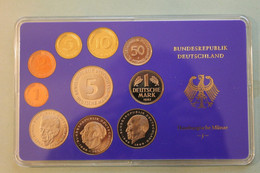 Deutschland, Kursmünzensatz Spiegelglanz (PP), 1982, J - Mint Sets & Proof Sets