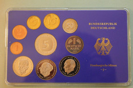 Deutschland, Kursmünzensatz Spiegelglanz (PP), 1984, J - Mint Sets & Proof Sets