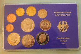 Deutschland, Kursmünzensatz Spiegelglanz (PP), 1984, F - Mint Sets & Proof Sets