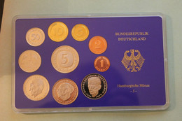Deutschland, Kursmünzensatz Spiegelglanz (PP), 1986, J - Mint Sets & Proof Sets