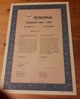 Petrofina - FINA - 1994 - Oil