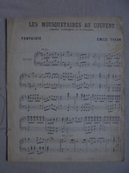 Ancien - Partition Les Mousquetaires Au Couvent Piano Editions Choudens - Keyboard Instruments
