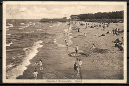 Polen Poland 16.06.1913 AK PPC Danzig - Ostseebad Westerplatte Strand - Beach Scene - Poland
